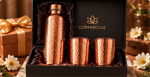 Premium Hammered Copper Water Bottle - Image 4