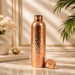 Premium Hammered Copper Water Bottle