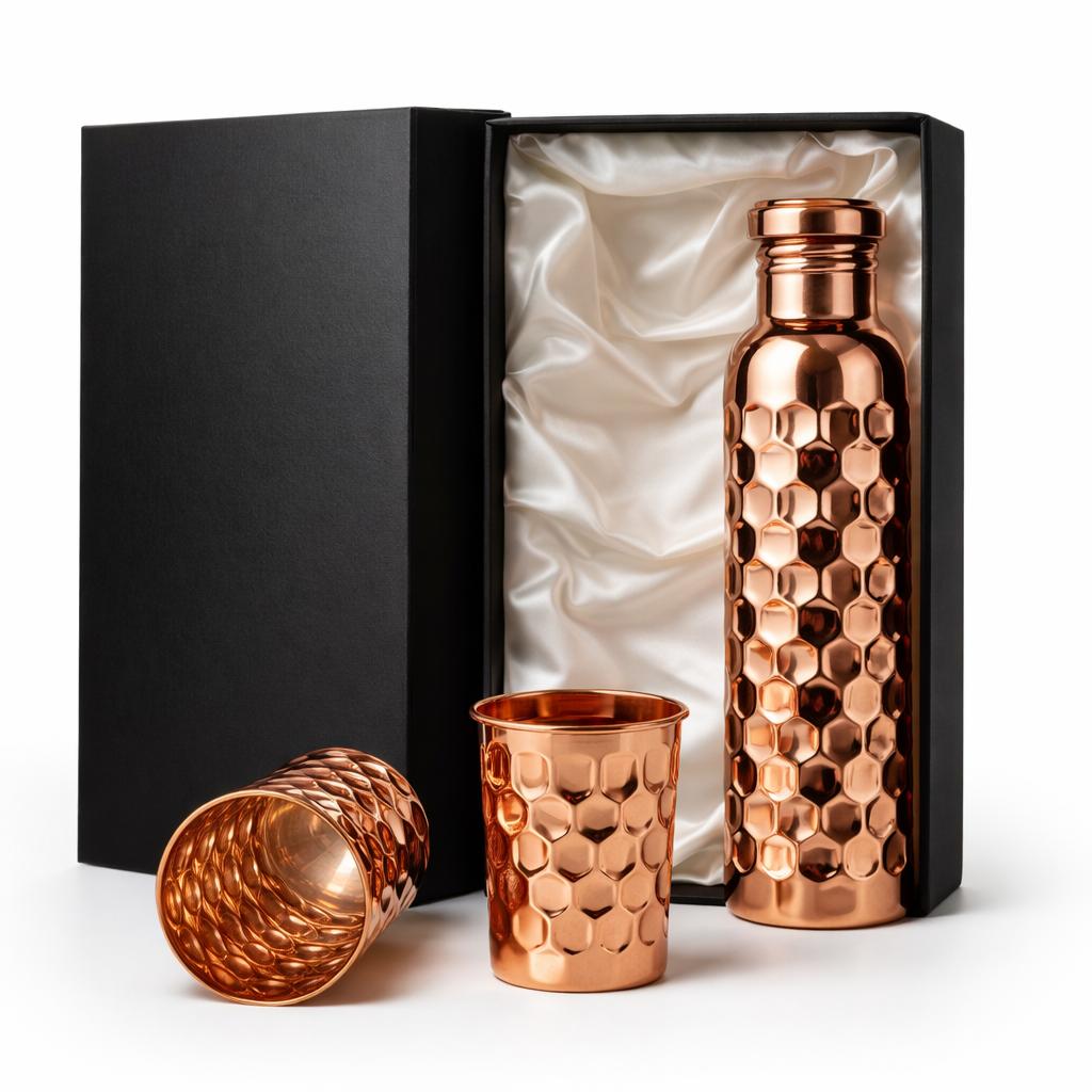 Copper Drinking Glass Set (4 Pcs) - Image 3
