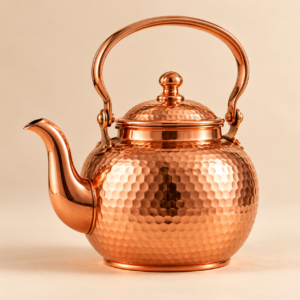 Royal Hammered Copper Teapot